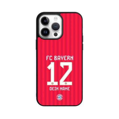 Apple iPhone 14 Pro Max Base Case FC Bayern München Trikot Personalisierbar 26-27