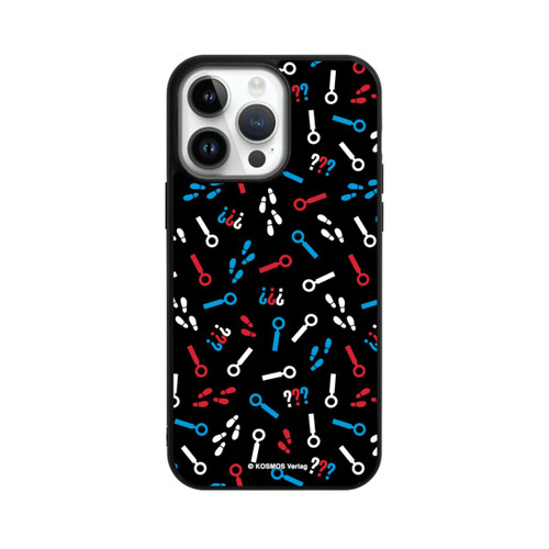 Apple iPhone 14 Pro Max Base Case Drei Fragezeichen Detektiv Muster