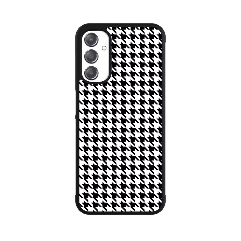 Galaxy A14 5G Base Case Hahnentritt Schwarz Weiß
