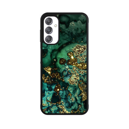 Samsung Galaxy A14 5G Base Case Cyan Glitzer Marmorlook