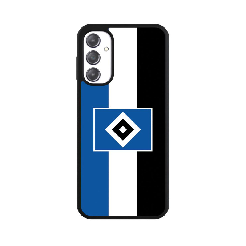 Galaxy A14 5G Base Case HSV Streifen - Blau-Weiß-Schwarz
