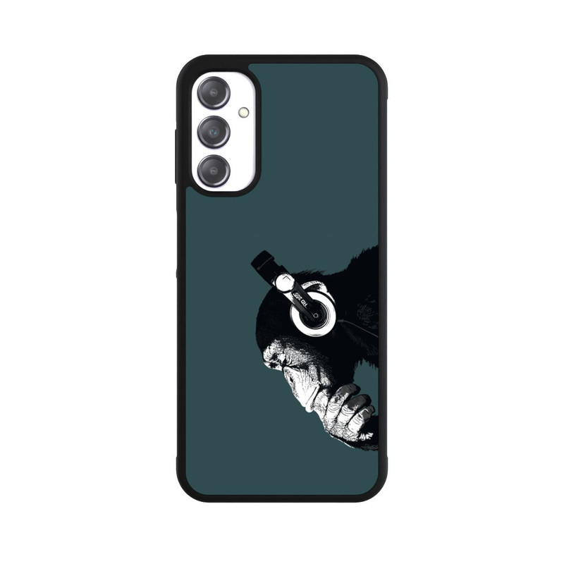 Galaxy A14 5G Base Case Denkender Affe Blau