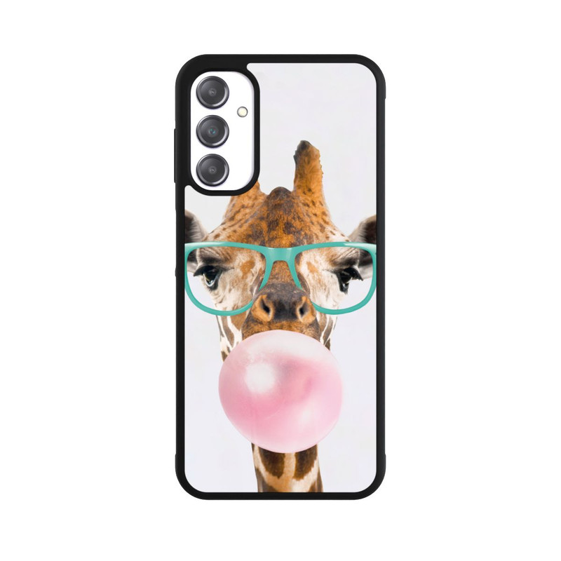 Galaxy A14 5G Base Case Giraffe mit Kaugummi