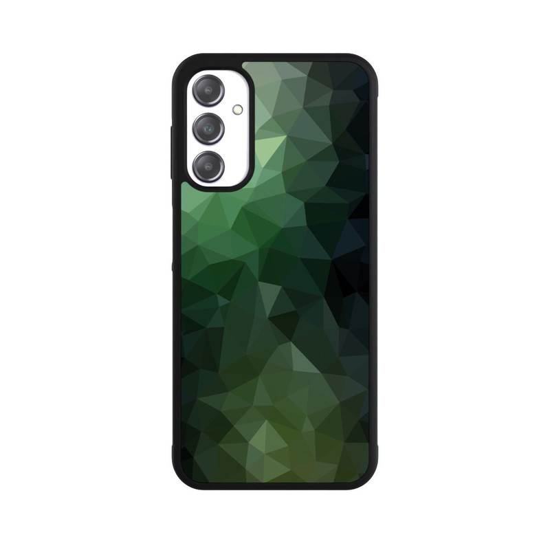 Galaxy A14 5G Base Case Polygonal Mosaic Green