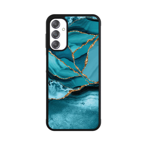Samsung Galaxy A14 5G Base Case Eisblaue Marmor Landschaft