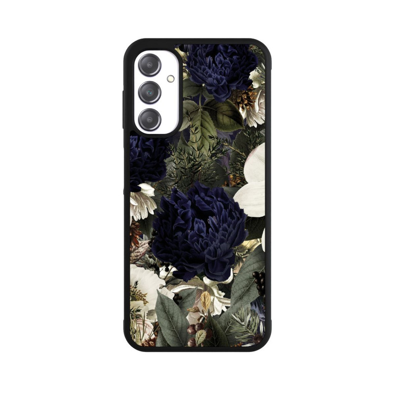 Galaxy A14 5G Base Case Dunkle Mitternachts Barock Vintage Blumen