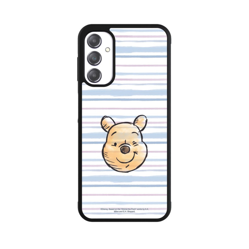 Galaxy A14 5G Base Case Winnie Puuh auf Streifen