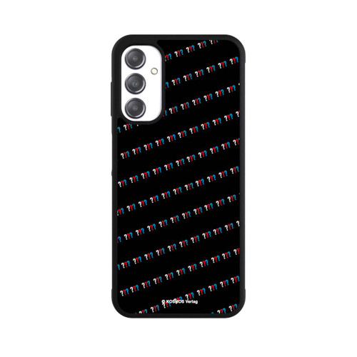 Samsung Galaxy A14 5G Base Case Drei Fragezeichen Muster Schräg