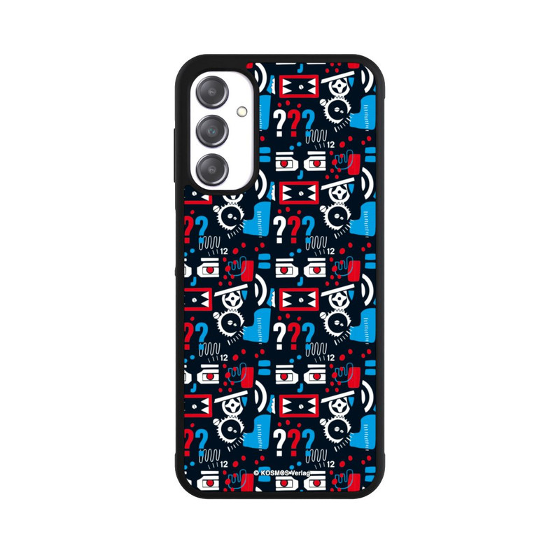 Galaxy A14 5G Base Case Drei Fragezeichen Wildes Muster