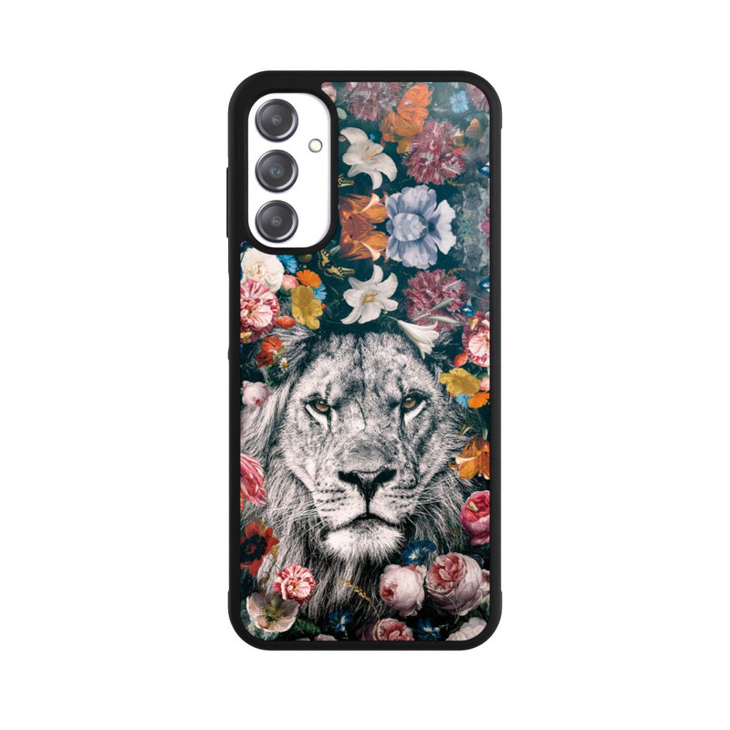 Galaxy A14 5G Base Case Lion Flowers