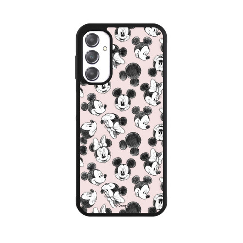 Samsung Galaxy A14 5G Base Case Minnie &amp; Mickey Viele Gesichter Pink