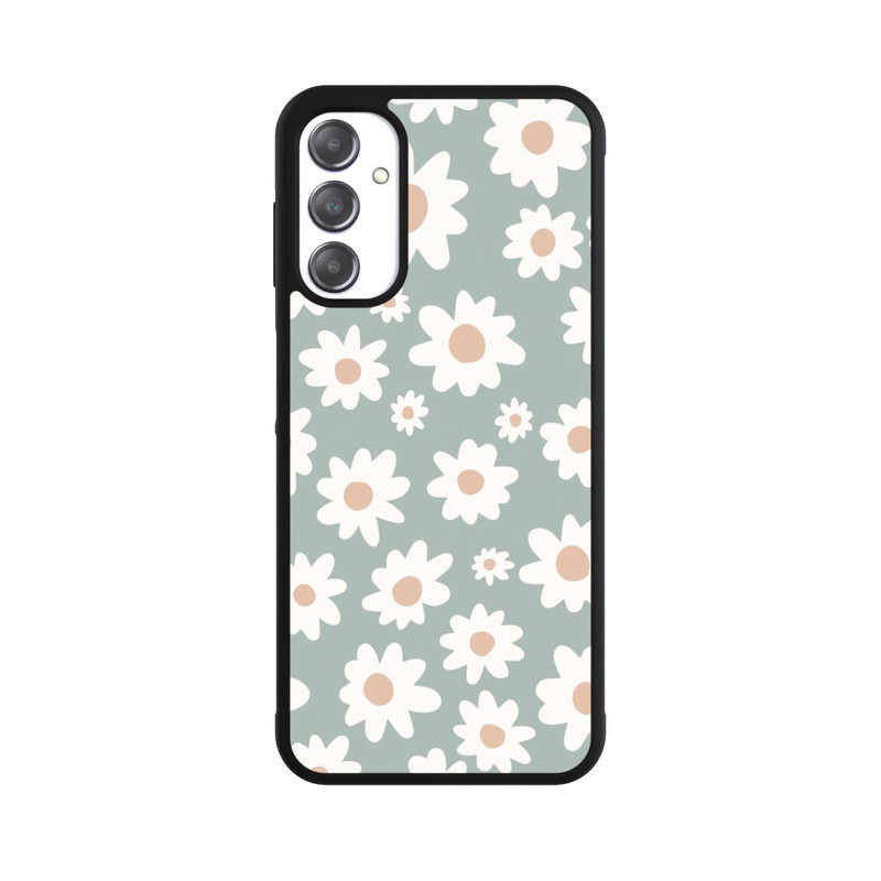 Galaxy A14 5G Base Case Gänseblümchen Muster grün