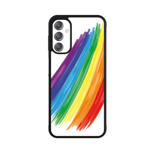 Samsung Galaxy A14 5G Base Case Rainbow Paint Brush