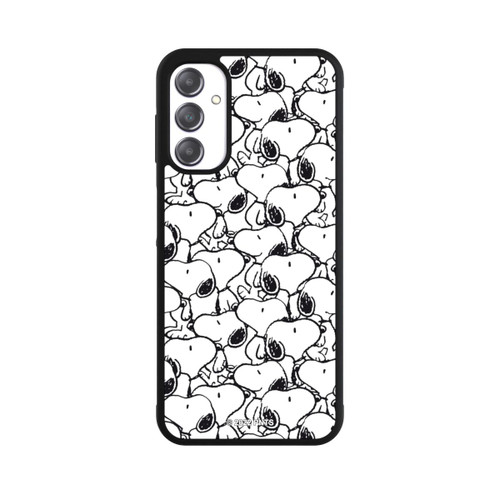 Samsung Galaxy A14 5G Base Case Snoopy Muster Schwarz und Weiß