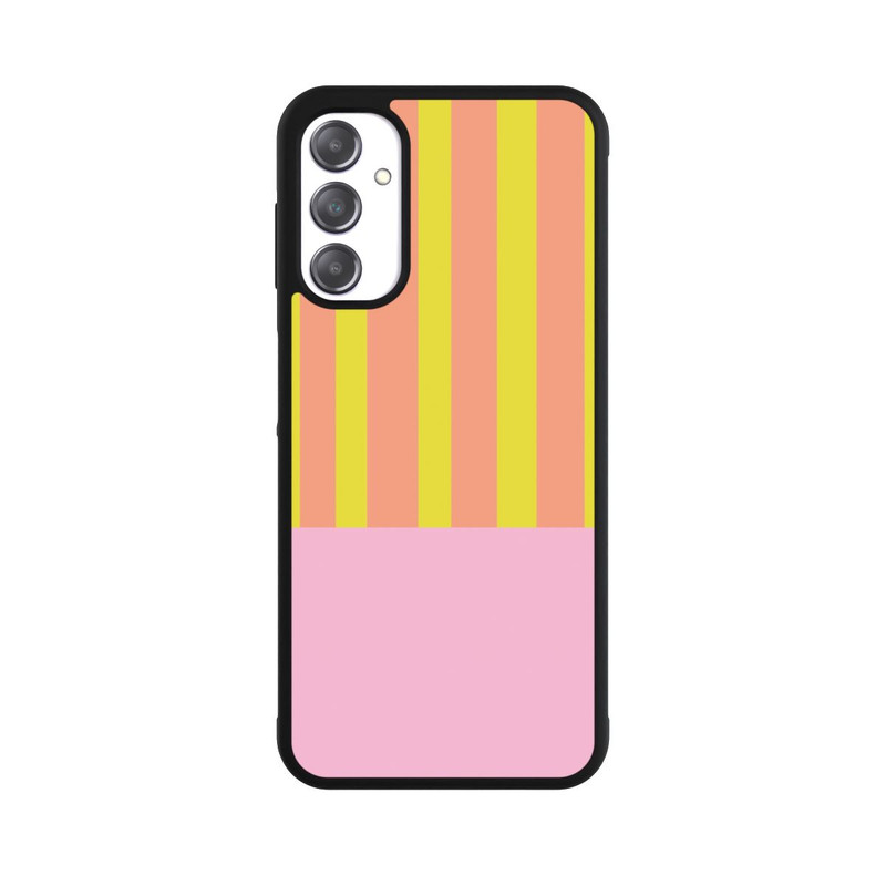 Galaxy A14 5G Base Case Neonfarbige Streifen