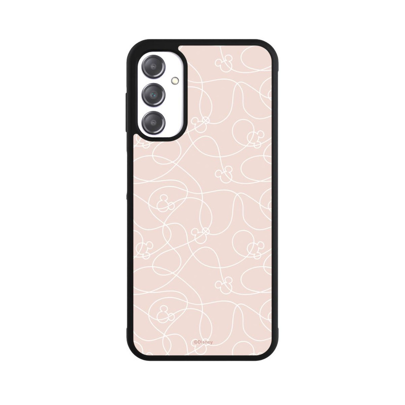 Galaxy A14 5G Base Case Micky Line Art Muster Rosa