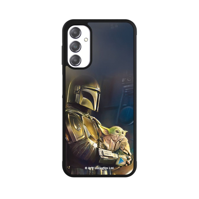 Galaxy A14 5G Base Case Mandalorianer und Grogu im Schiff
