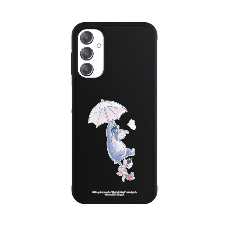 Galaxy A14 5G Base Case Winnie Pooh Eeyeore Find Happiness Transparent
