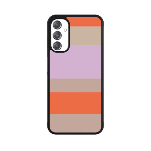 Samsung Galaxy A14 5G Base Case Moca Lila Orange Stripes