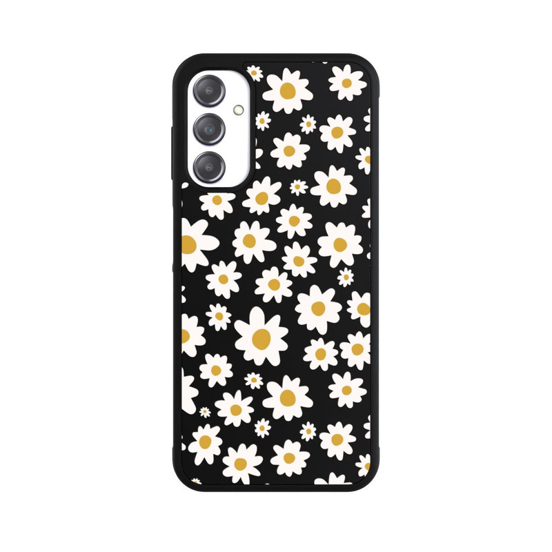 Galaxy A14 5G Base Case Daisy Flower Seamless Pattern Transparent