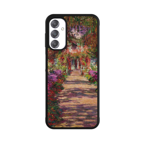 Samsung Galaxy A14 5G Base Case Eine Allee in Monets Garten in Giverny by Claude Monet