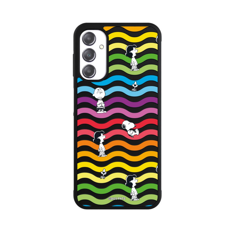 Galaxy A14 5G Base Case Snoopy Pattern Rainbow Transparent