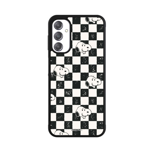 Samsung Galaxy A14 5G Base Case Snoopy Heads Checked Pattern
