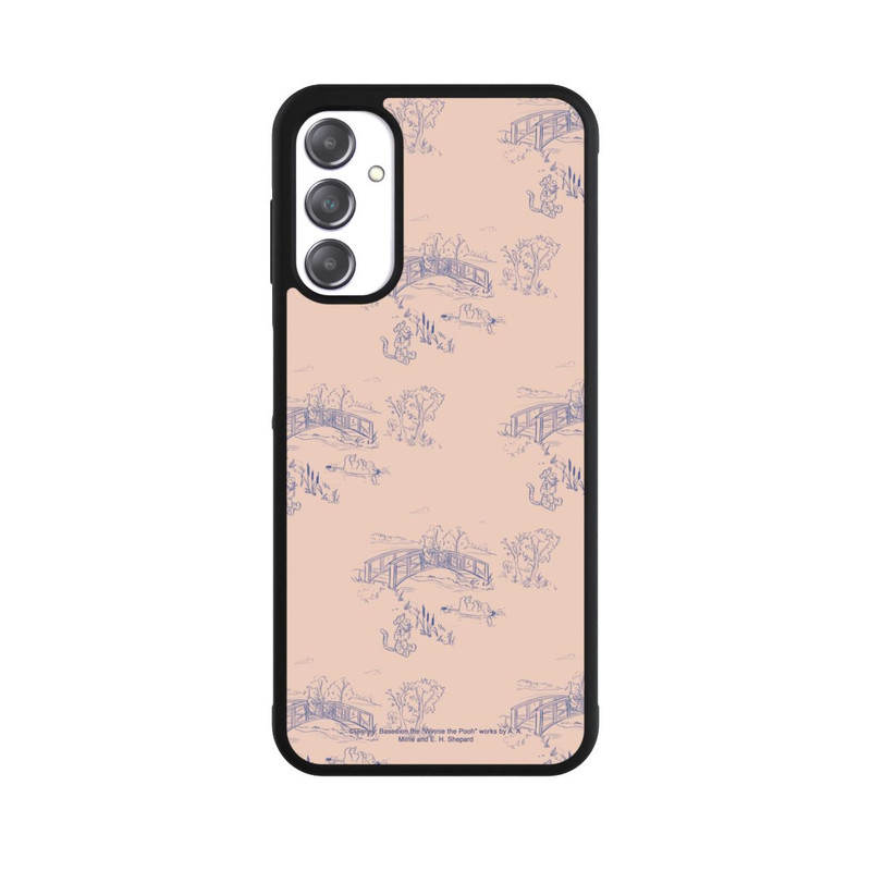 Galaxy A14 5G Base Case Winnie Puuh Keramik Muster Brücke Pink