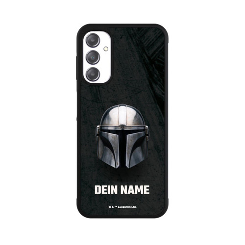 Samsung Galaxy A14 5G Base Case Star Wars Mandalorian Black Helmet Personalisierbar