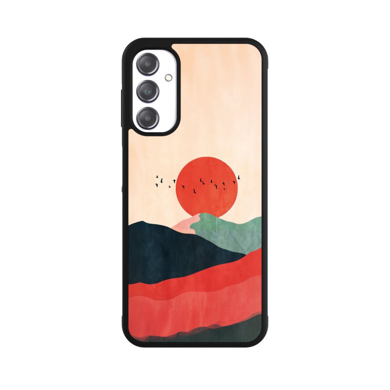 Galaxy A14 5G Base Case Zugvögel Kunst
