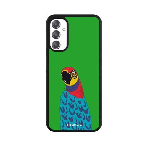 Samsung Galaxy A14 5G Base Case Drei Fragezeichen und der Super-Papagei