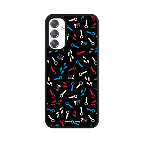 Samsung Galaxy A14 5G Base Case Drei Fragezeichen Detektiv Muster