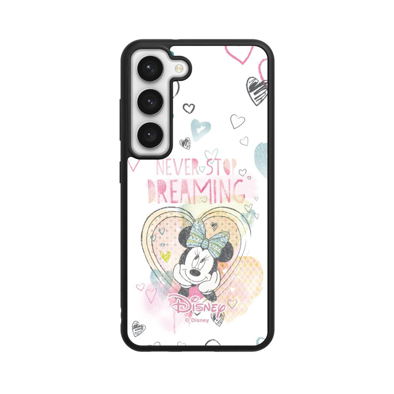 Galaxy S23 Base Case Minnie Never Stop Dreaming