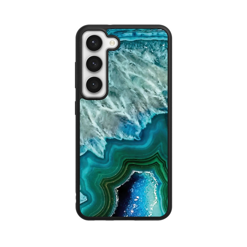 Galaxy S23 Base Case Kristall Achat Grün