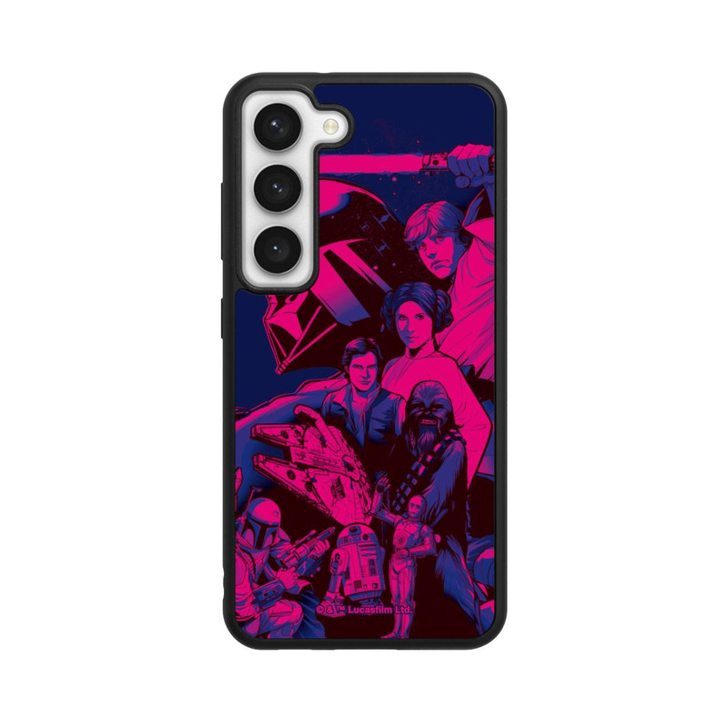 Galaxy S23 Base Case StarWars Charaktere - Ultraviolet