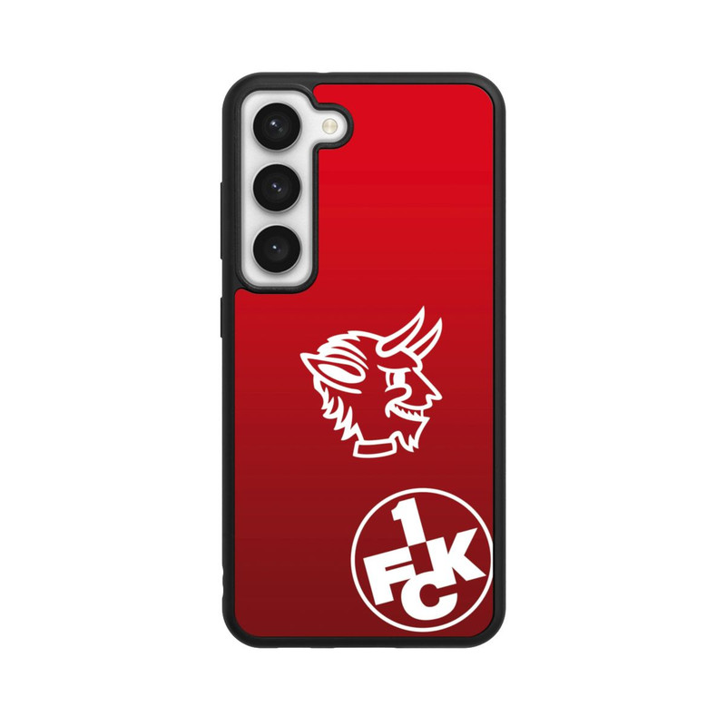 Galaxy S23 Base Case Teufelskopf FCK auf Rot