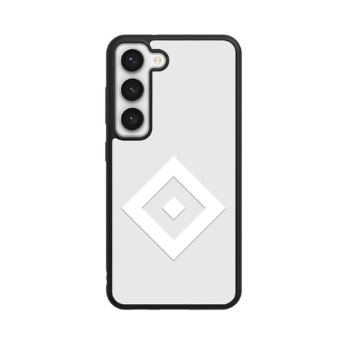 Samsung Galaxy S23 Base Case Rauten Logo auf HSV Grau