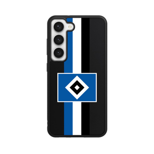 Samsung Galaxy S23 Base Case HSV Streifen - Blau-Weiß-Schwarz - ohne Hintergrund