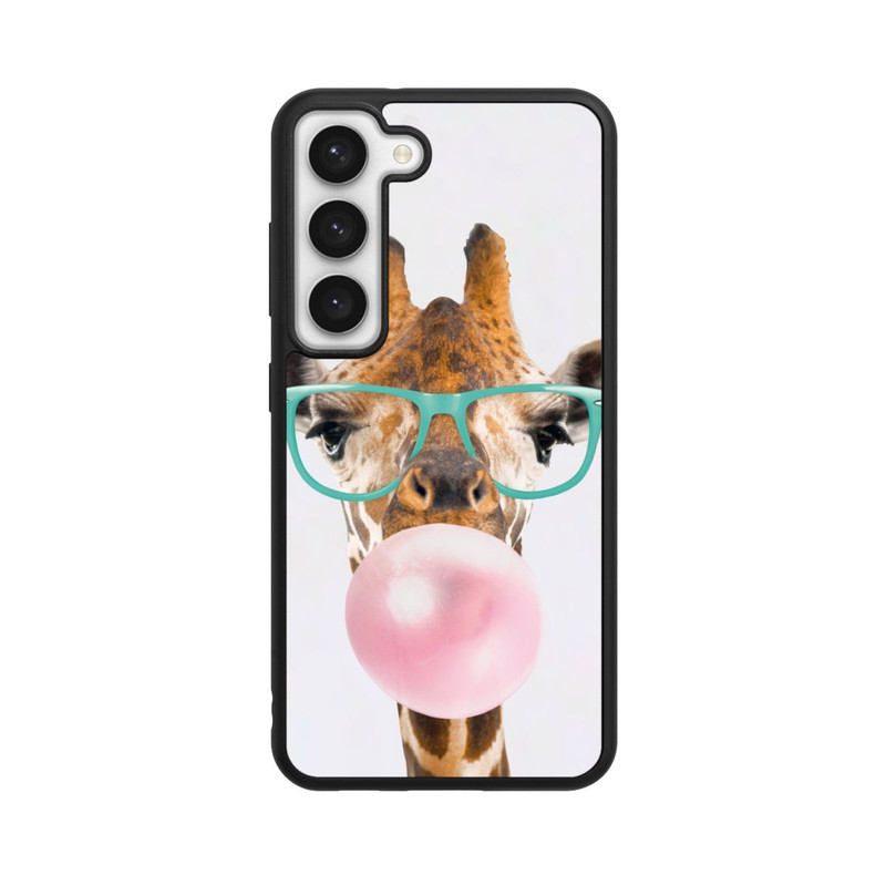 Galaxy S23 Base Case Giraffe mit Kaugummi