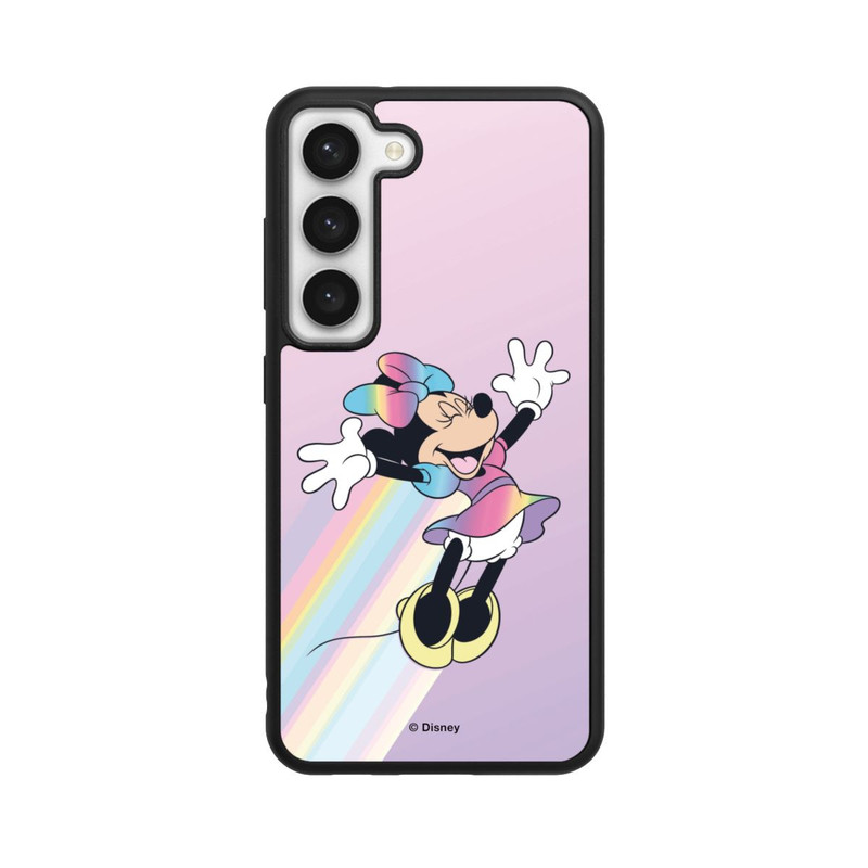 Galaxy S23 Base Case Minnie Rainbow
