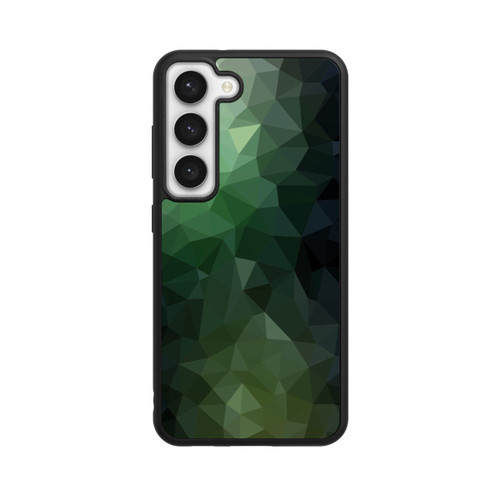 Samsung Galaxy S23 Base Case Polygonal Mosaic Green