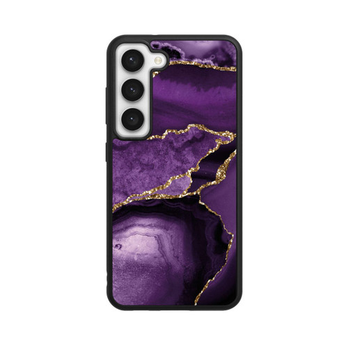 Samsung Galaxy S23 Base Case Lila Marmor Landschaft