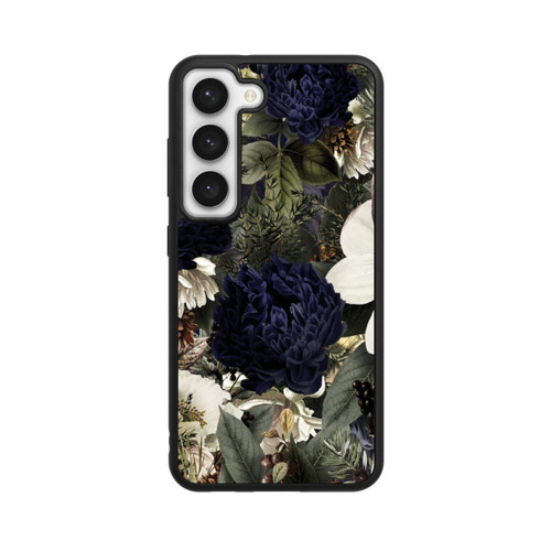 Samsung Galaxy S23 Base Case Dunkle Mitternachts Barock Vintage Blumen