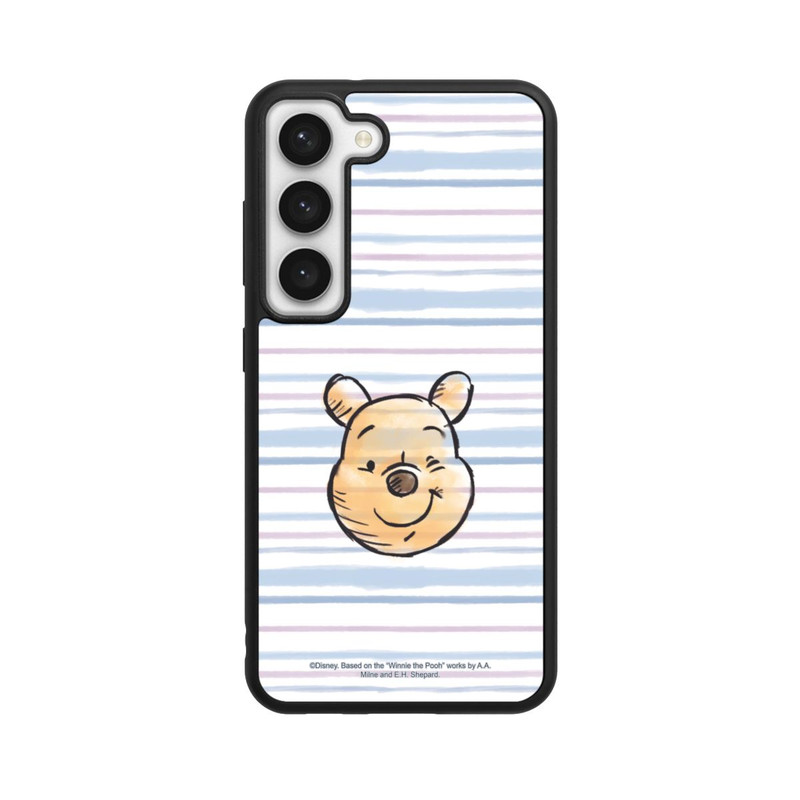Galaxy S23 Base Case Winnie Puuh auf Streifen