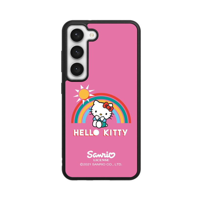Galaxy S23 Base Case Hallo Kitty Regenbogen