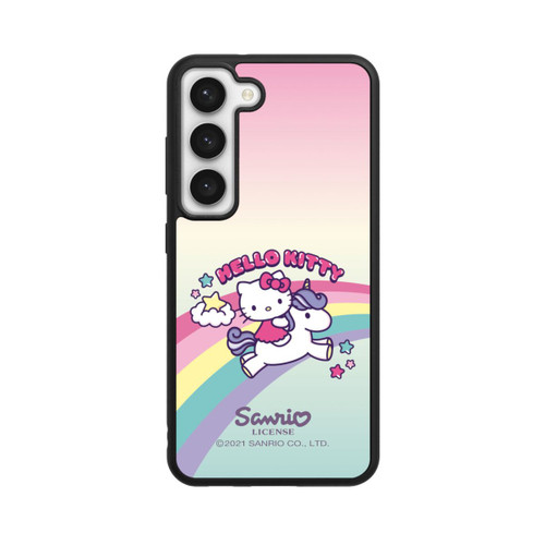 Samsung Galaxy S23 Base Case Hello Kitty Regenbogen 