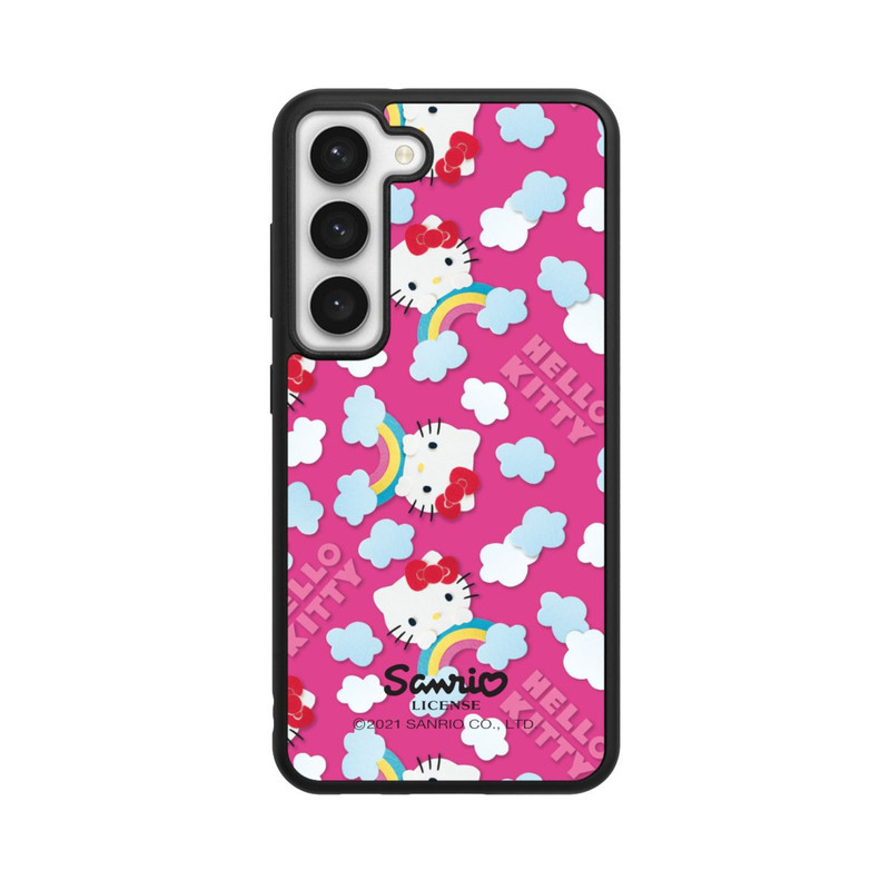 Galaxy S23 Base Case Hello Kitty Regenbogenmuster