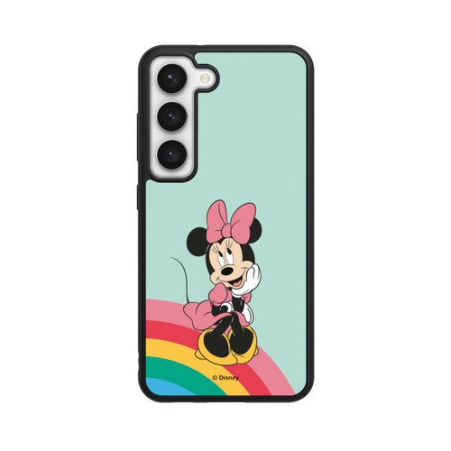 Samsung Galaxy S23 Base Case Minnie Regenbogen Portrait