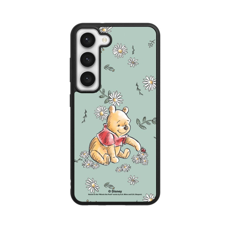 Galaxy S23 Base Case Winnie Puuh Gänseblümchen und Käfer Liebe