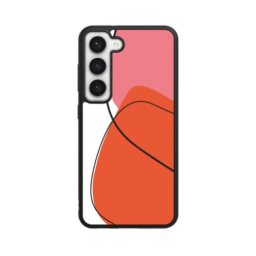 Samsung Galaxy S23 Base Case Meine orangefarbene Kunst